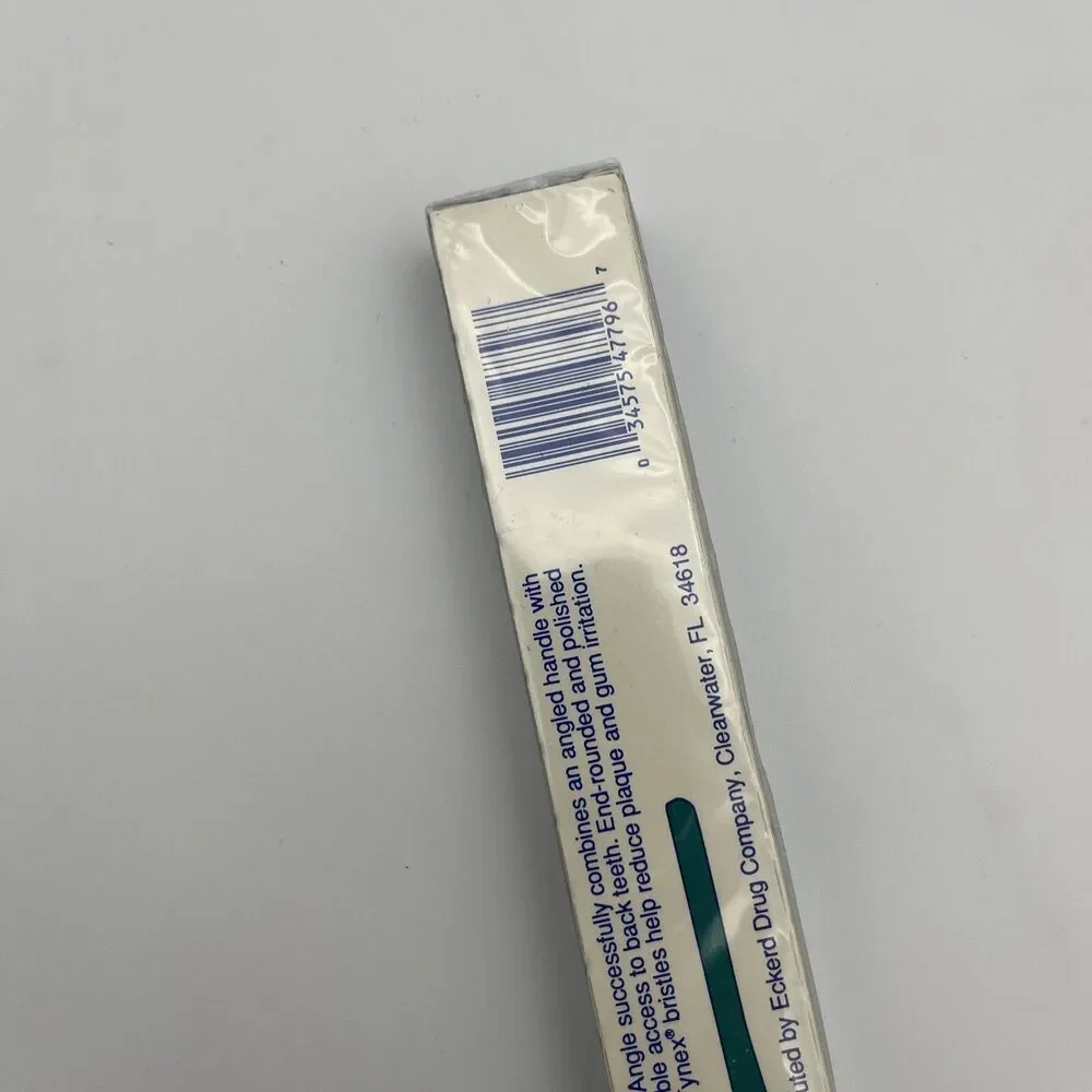 Vintage Eckerd Toothbrush 1983 NOS ULTRA ANGLE Soft Oral B 40/60
